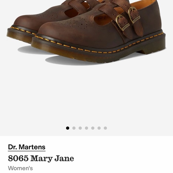 Dr. Martens Brown Leather Mary Jane’s NWOT - Picture 4 of 4